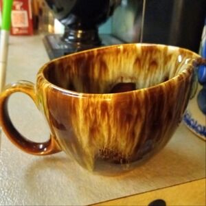 Vintage Brown Drip Gravy Mug